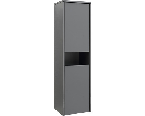 Pelipal xpressline 3261 grijze halfhoge kast met glazen front, BxHxD 30 x 115 x 33 cm
