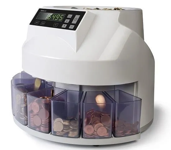 Mønttæller Safescan 1250 Basic - coin counter - Kun til Euro
