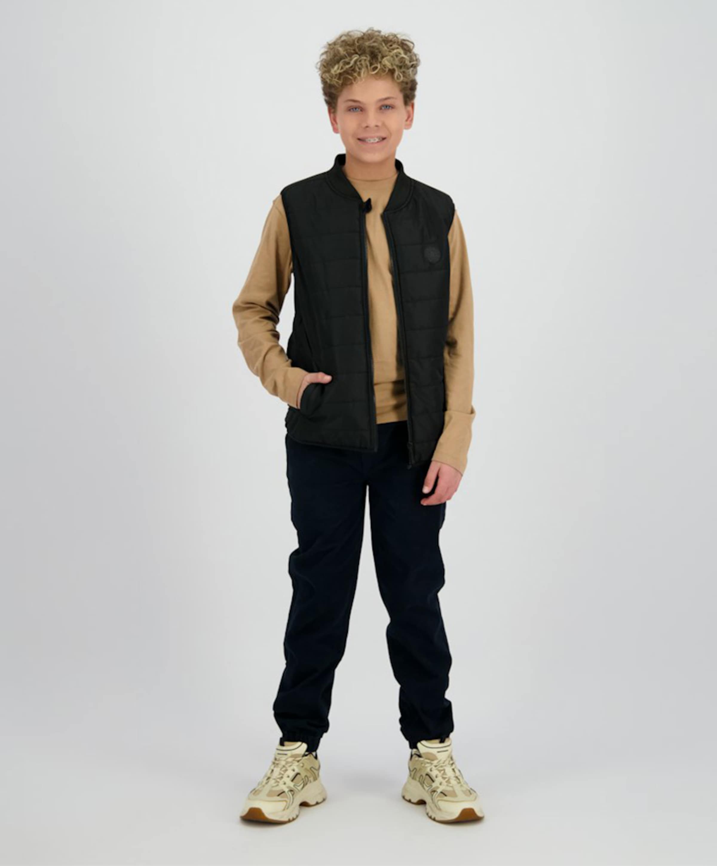 Raizzed Jongens bodywarmer zwart