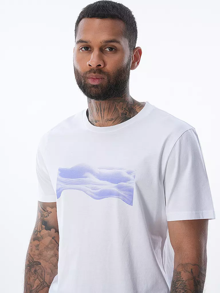 ARMEDANGELS T-Shirt JAAMES WAVY weiss