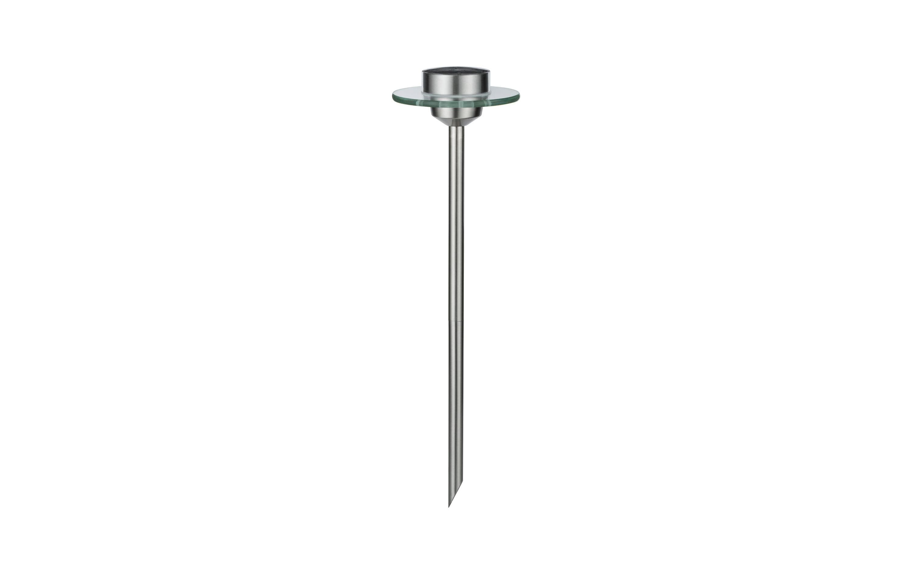 Sockelleuchte LED Solarspiess Special Ufo, 3000K, EdelstahlLED Gartenstrahler
