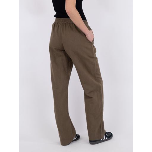 Neo Noir Sonar Linen Bukser, Army, 38