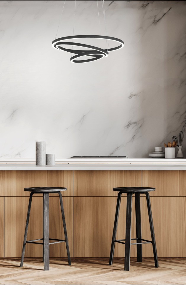 EGLO - Lobinero-Z pendel sort Ø57 - TW - Zigbee, Bluetooth
