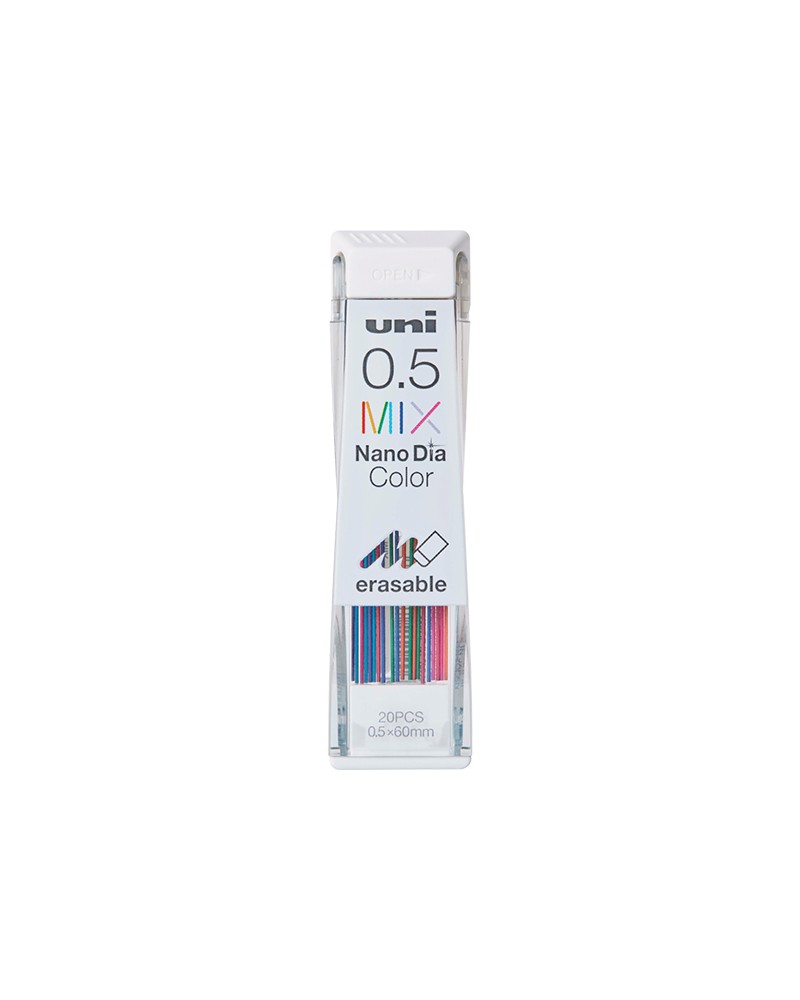 Multicolores 0,5 mm UNI NanoDia effacable