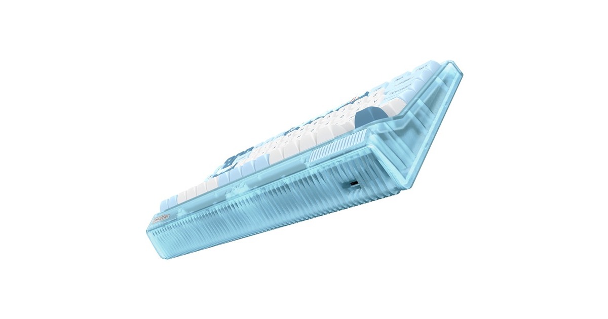 IqunixOG80 Wintertide Wireless Mechanical Keyboard, gaming toetsenbord  (Lichtblauw, US lay-out, IQUNIX Moonstone, RGB leds, 80% (TKL), Hot-swappable, PBT, 2.4GHz | Bluetooth 5.1 | USB-C)