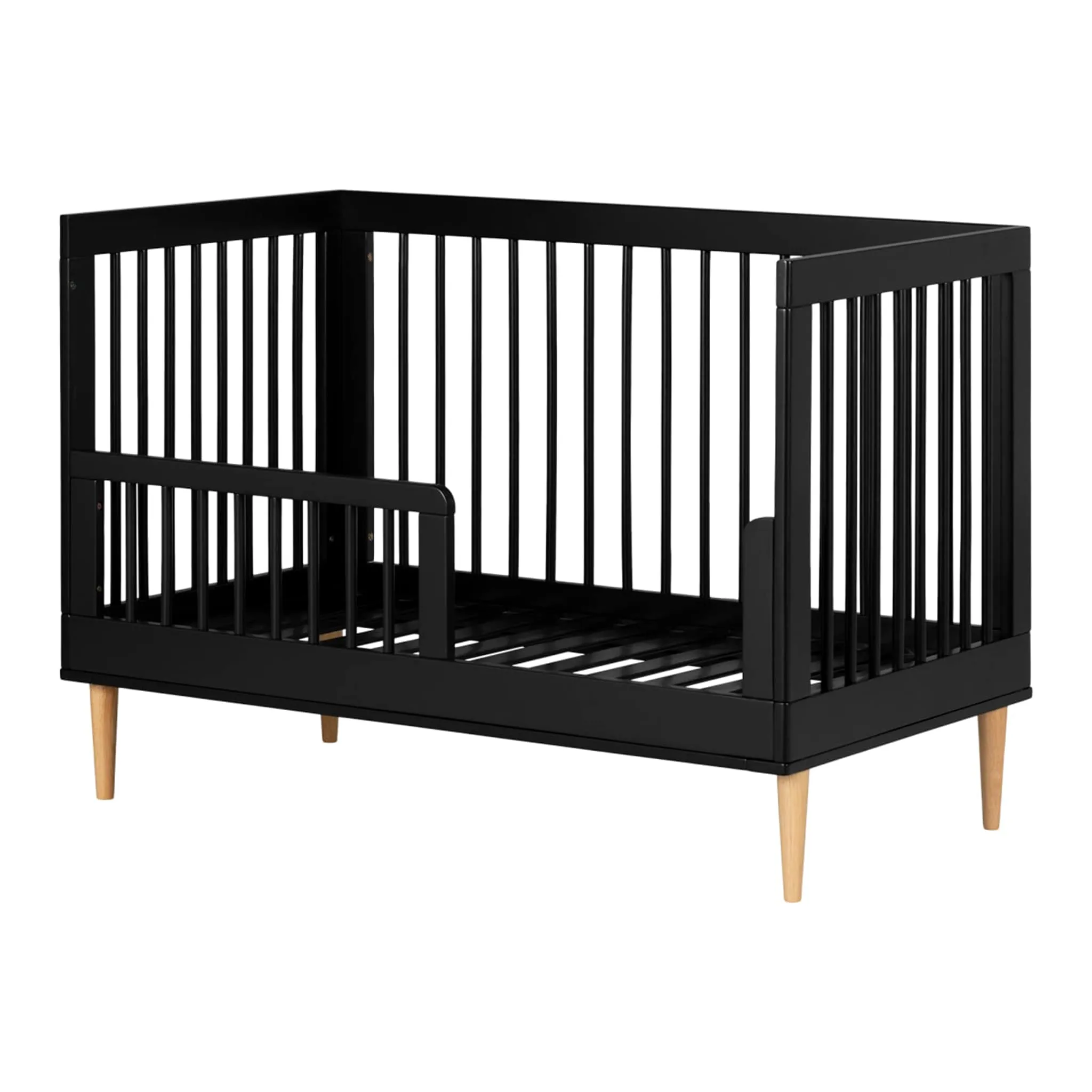 South Shore Barrière de transition pour lit de bébé - Balka Noir