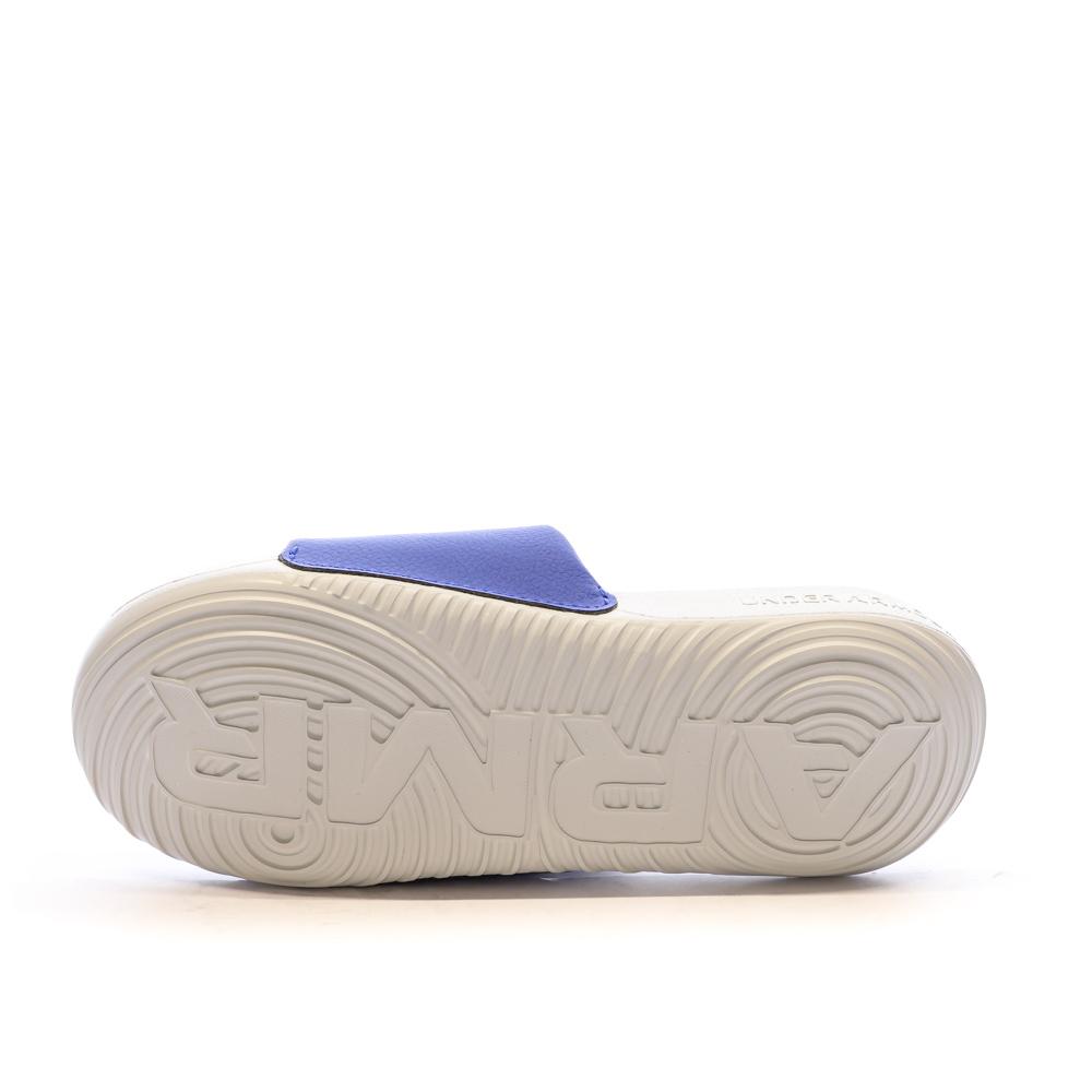 Under Armour Claquettes Blanches/Bleu Garçon Under Armour Ansa Fix
