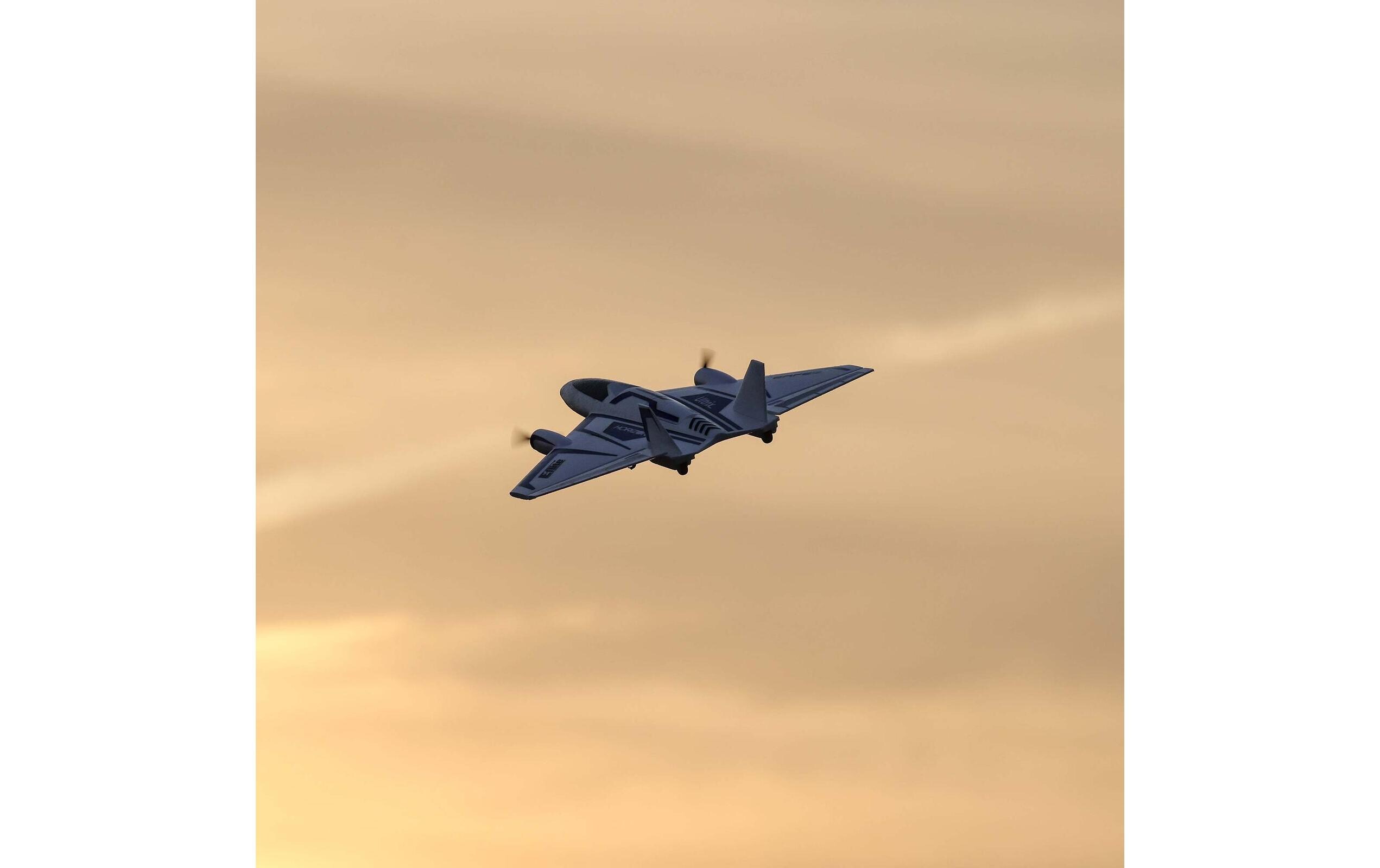 Flugzeug Ultrix 600 mm BNF Basic<br>Vergrösserte Version der UMX Ultrix mit Brushless Antrieb und Delta Tragflächen
