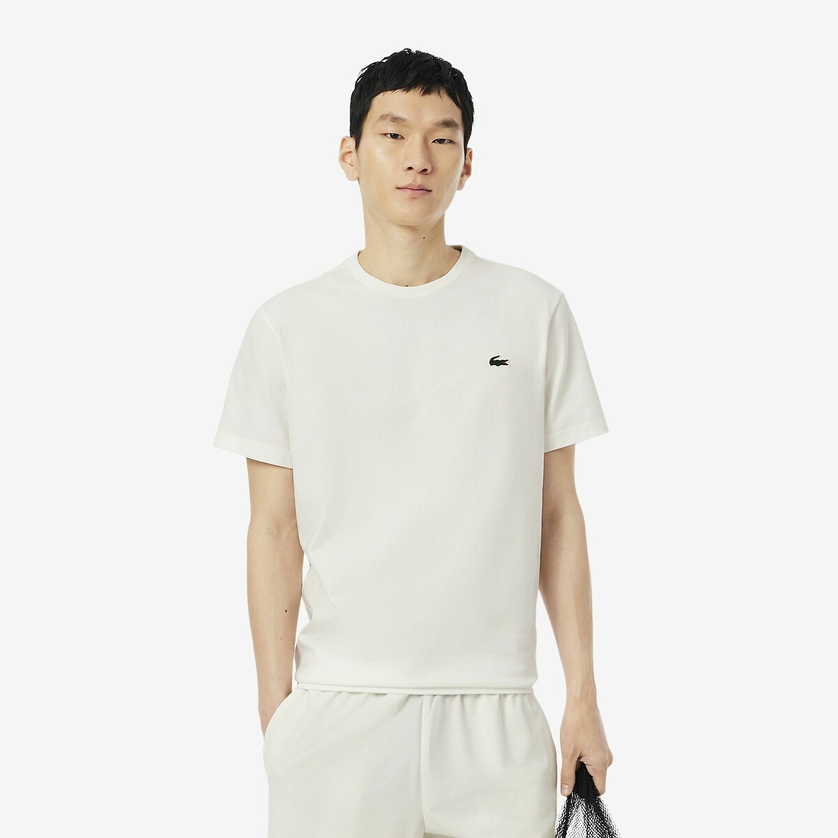 Camiseta de manga curta LACOSTE com logo nas costas