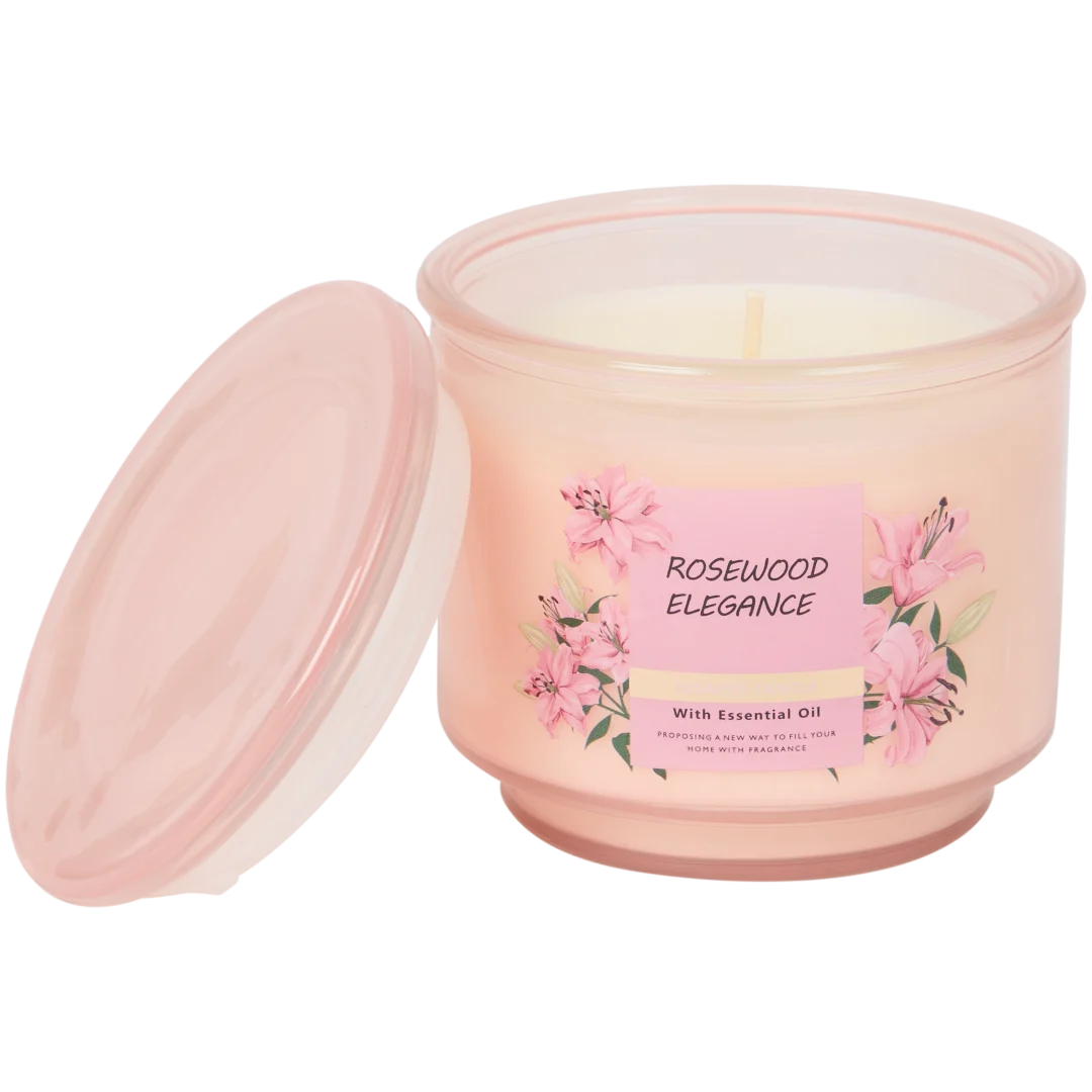 Bougie parfumée avec couvercle