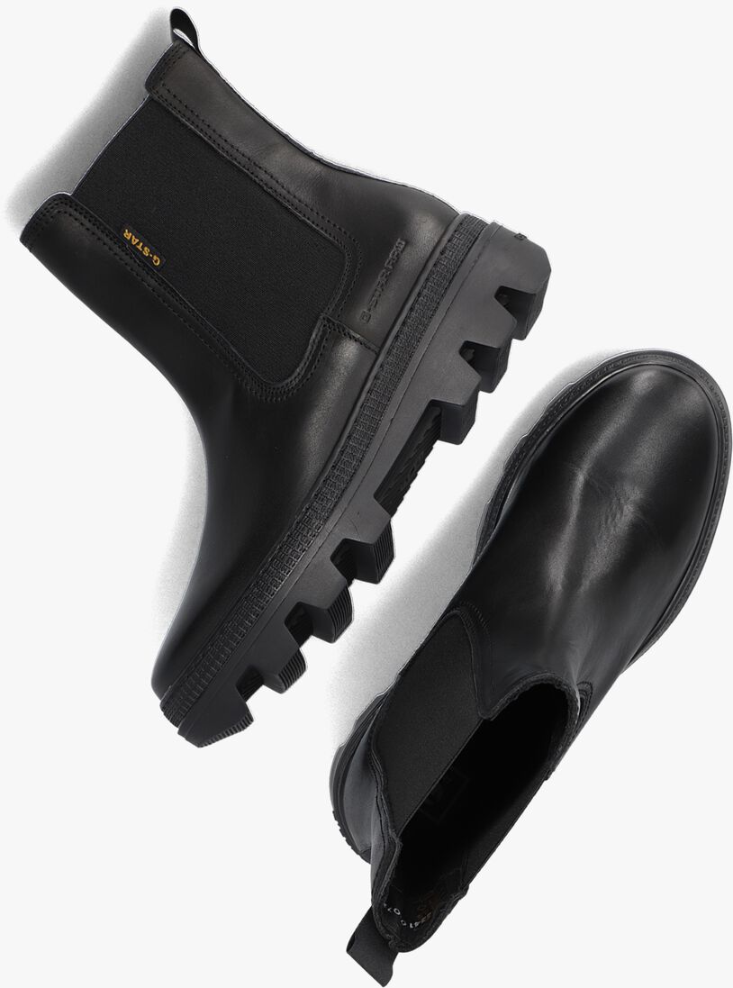G-STAR RAW zwarte g-star raw chelsea boots noxer chs lea w