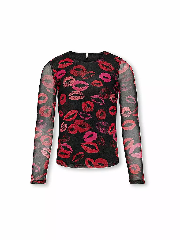 ONLY Mädchen Langarmshirt KOGPARIS schwarz