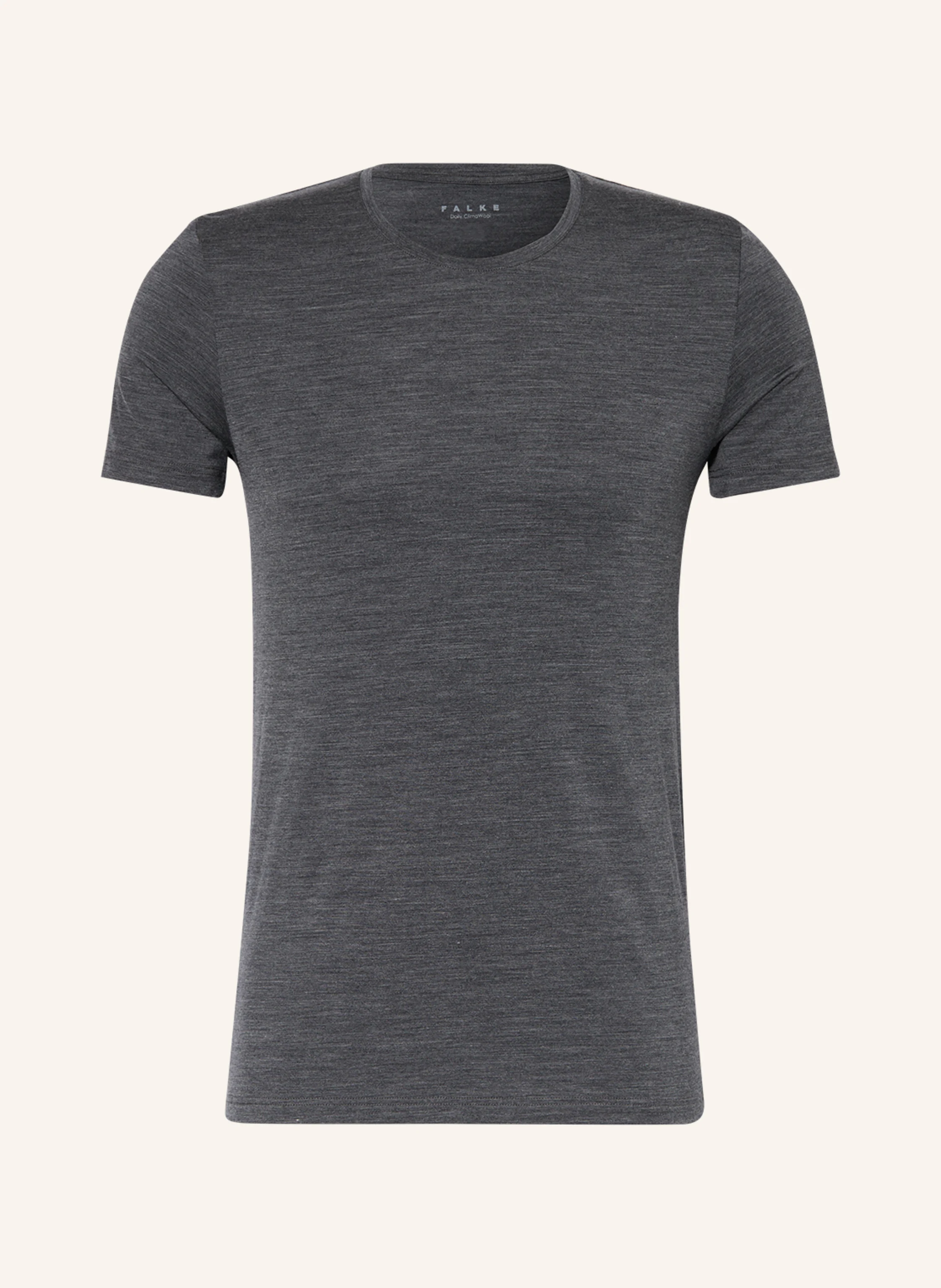 FALKE T-Shirt DAILY CLIMAWOOL mit Merinowolle