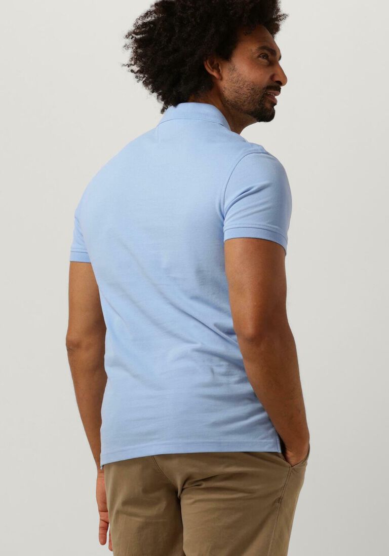 TOMMY HILFIGER lichtblauwe tommy hilfiger polo 1985 slim polo