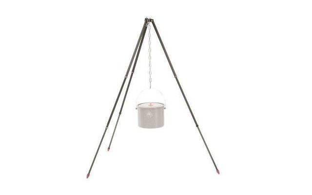 Robens Aluminiumständer mit Teleskopstange grau 120 cm