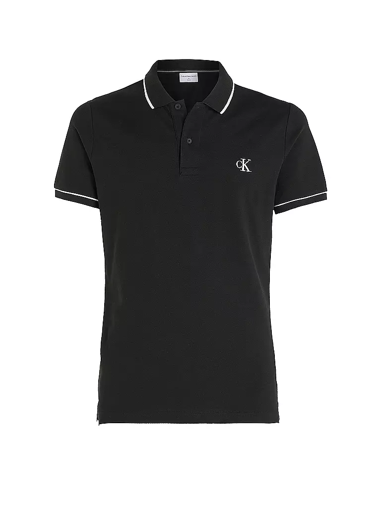 CALVIN KLEIN JEANS Poloshirt schwarz