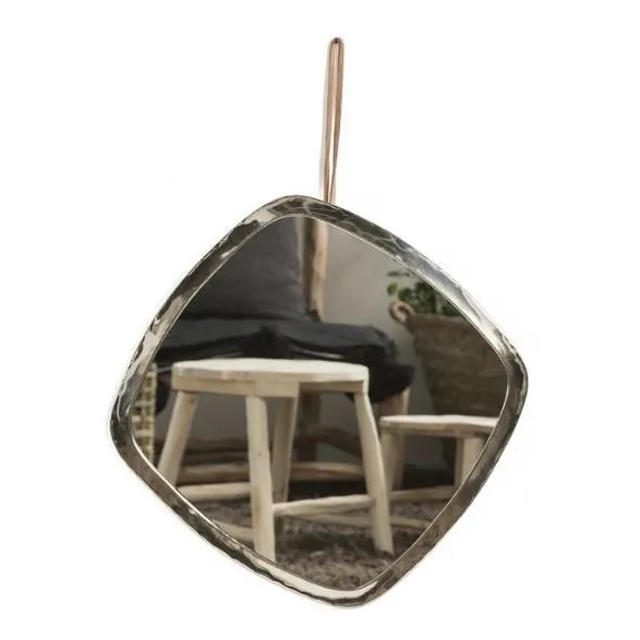 Cosydar Miroir en Maillechort carré arrondi