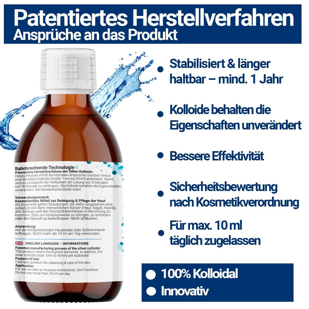 BMUT Kolloidales Silber (40 ppm)