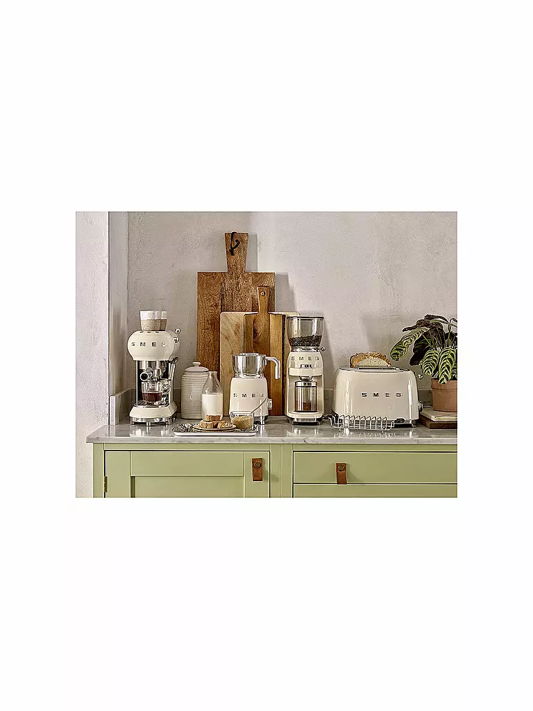 SMEG Milchaufschäumer 50s Retro Style Creme MFF01CREU creme