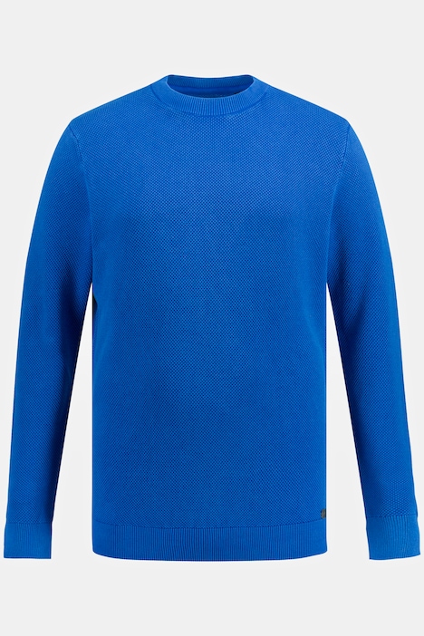 Pullover, Strukturstrick, Vintage Look, Rundhals