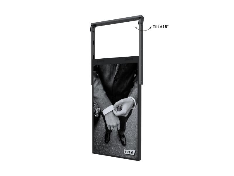 Multibrackets Deckenhalterung Ceiling Mount Pro OM55N-D Befestigungselement (Montagesockel) - Stahl – schwarz