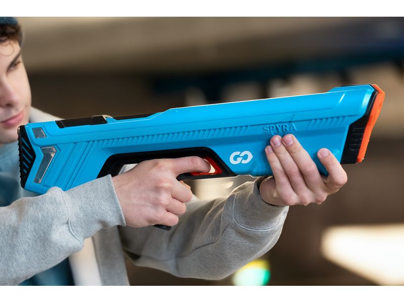 Spyra Wasserpistole SpyraGO blau Wasserblaster für epische Wasserschlacht-Abenteuer