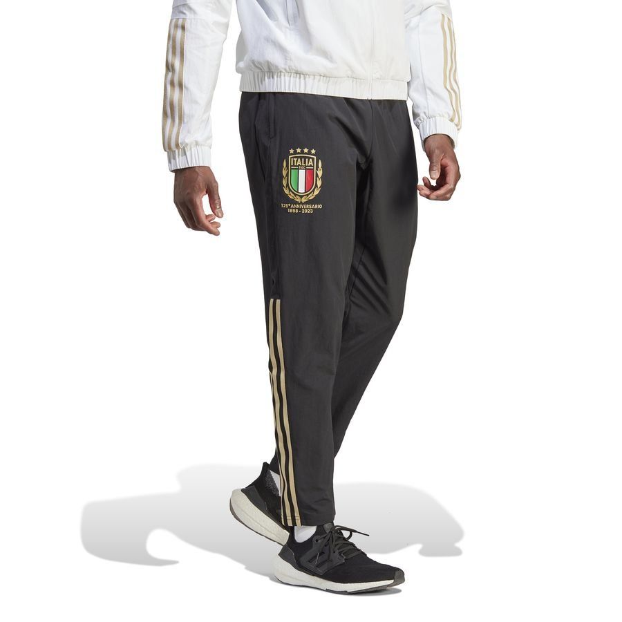 Italie Bas de Survêtement 125 Anniversaire - Noir/Doré ÉDITION LIMITÉE