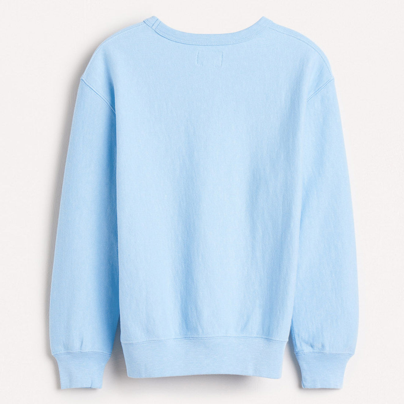 Bellerose Sweat en Coton molletonné Fago bleu clair