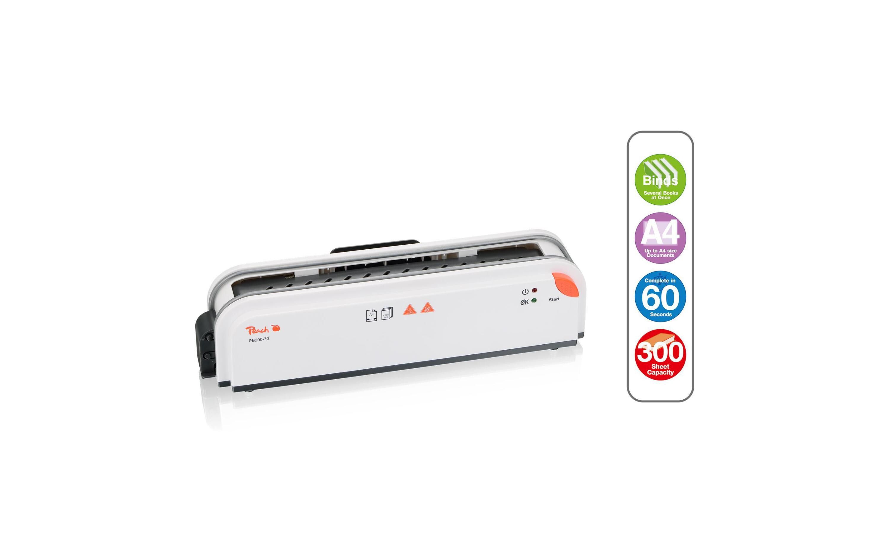 Thermobindegerät PB200-70 300 SeitenA4-Thermobindegerät