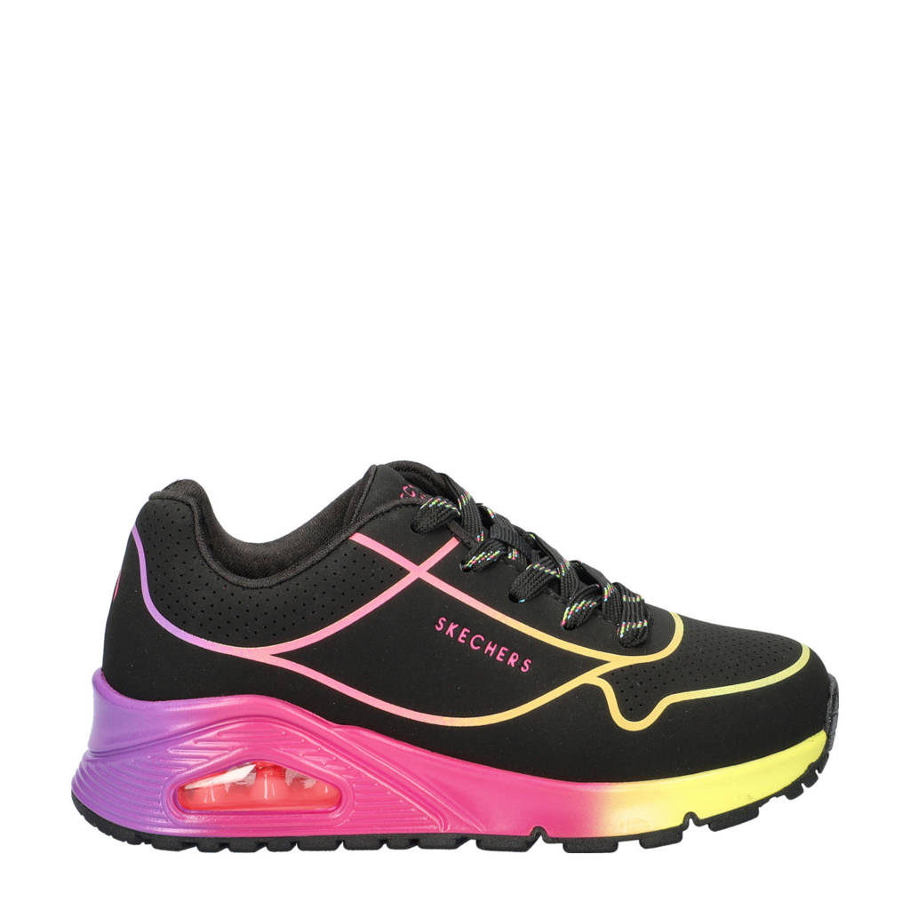 Skechers Uno Gen 1 sneakers zwart multi