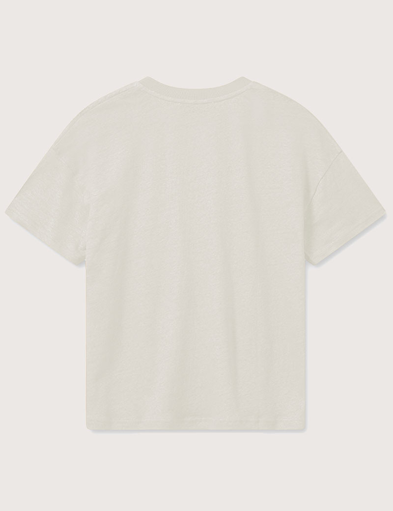 MOS MOSH T-SHIRT FEMME COL V CASA ECRU