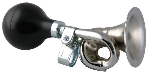 POSTHORN Hupe  schwarz silber