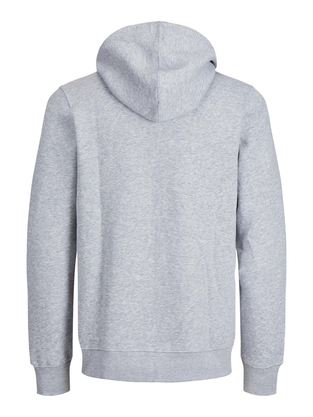 Jack & Jones PlusSize Kapuzensweatjacke »JJEBRADLEY mit Kapuze und weichem Innenmaterial«, unifarben, modisch, relaxed fit, Materialmix