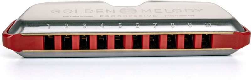 Golden Melody - Progressive - Muziekinstrument - Rood - Kunststof - Roestvrijstaal