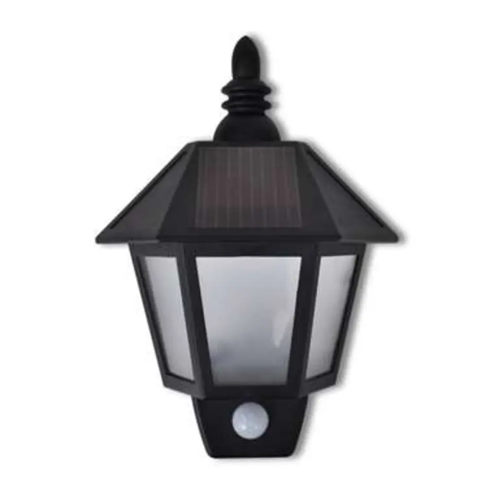 vidaXL - Buitenverlichting - Zwart - Kunststof