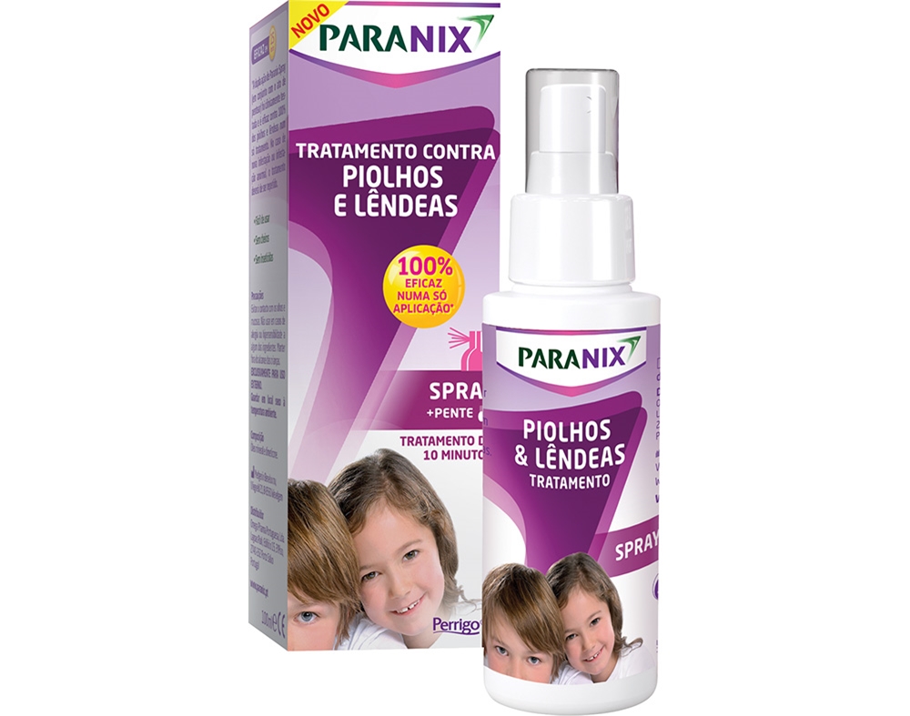 SPRAY PARANIX PIOLHOS E LÊNDEAS 100ML PENTE