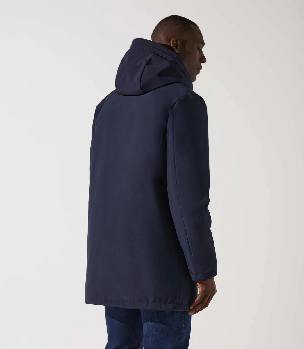 Parka a capuche marine MIRKO