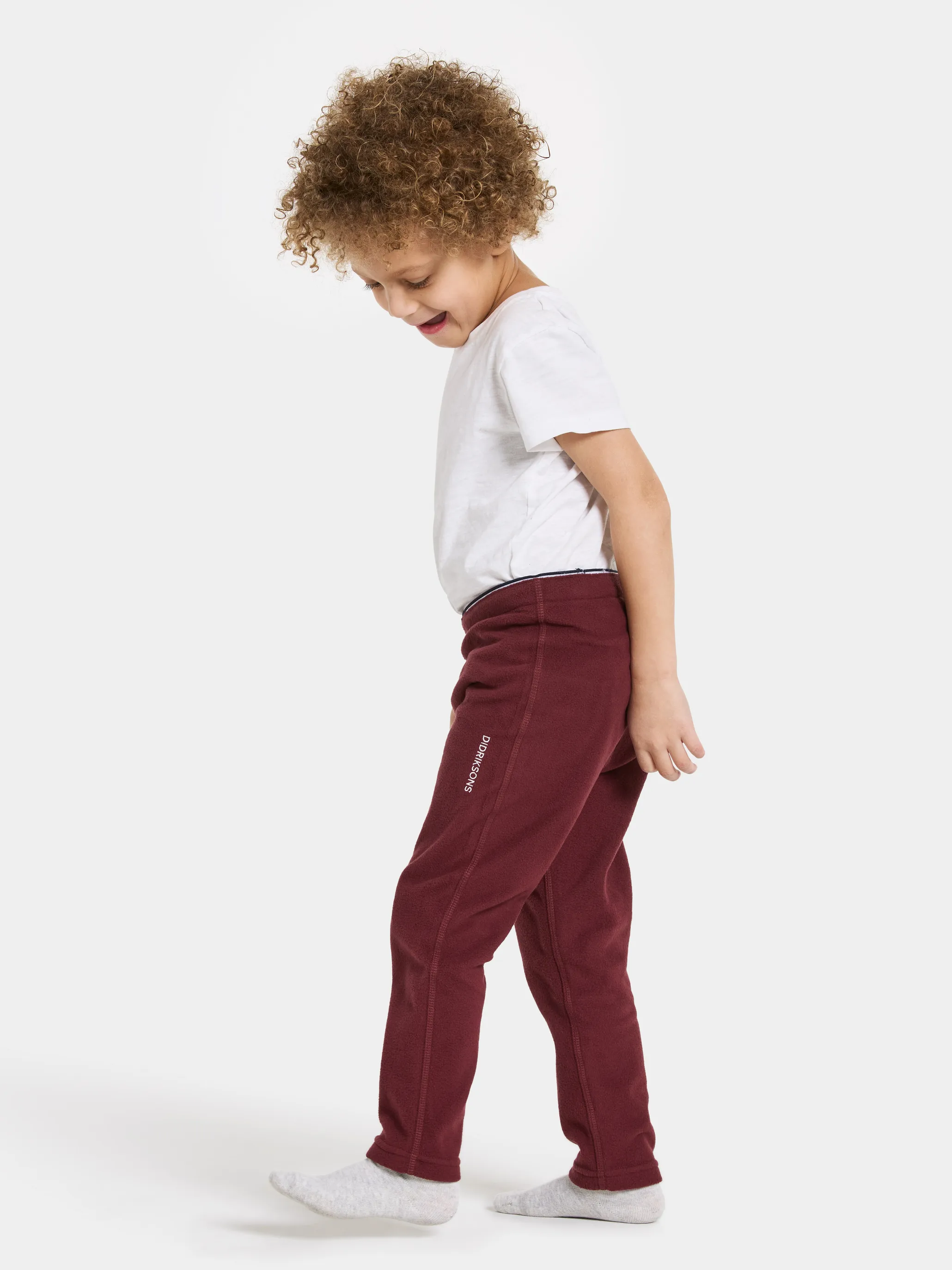 Didriksons Monte Kids Pants 9 Anemon Red