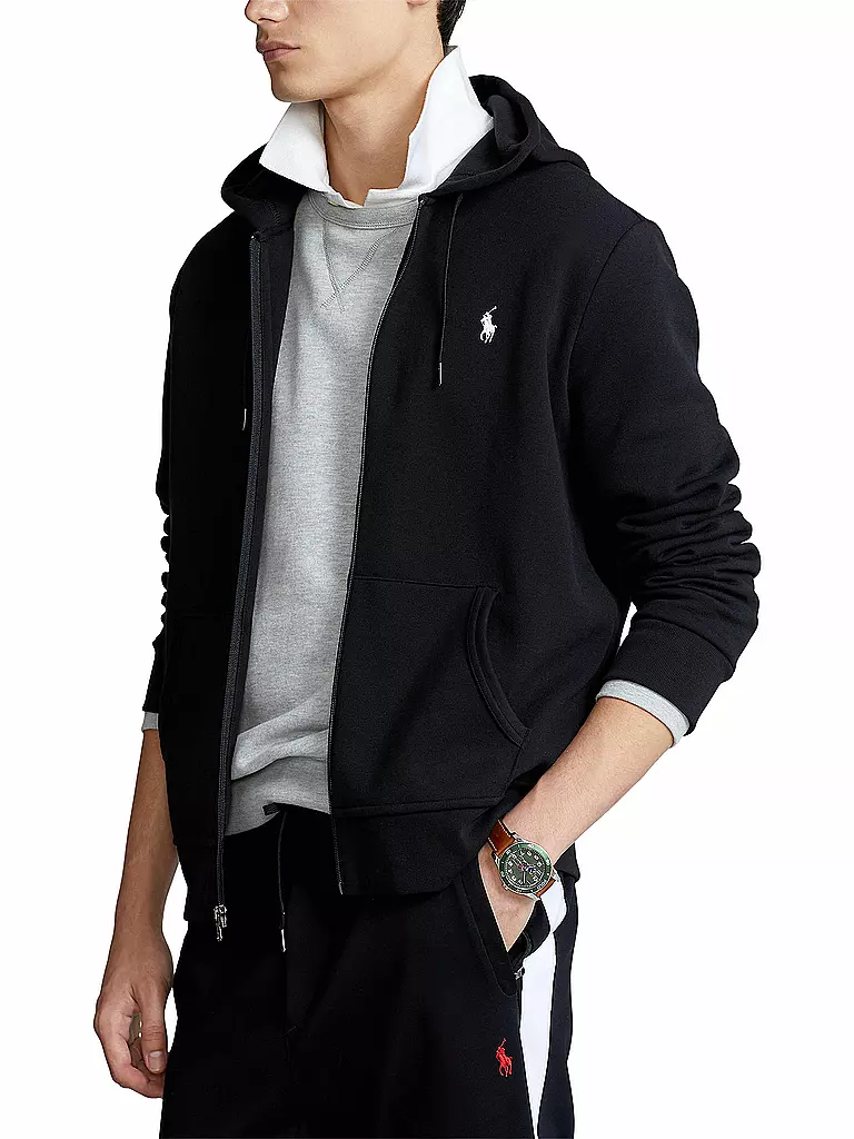 POLO RALPH LAUREN Sweatjacke schwarz