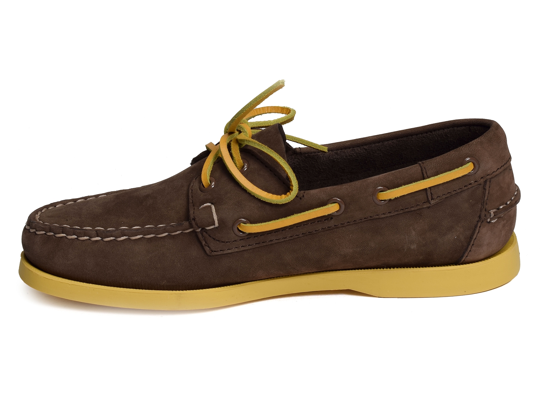 Docksides marron jaune