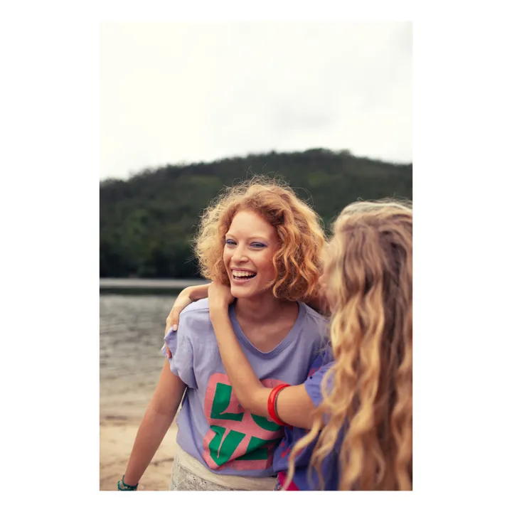 Sisters Department T-shirt Amelie Coton et Lin | Lavande