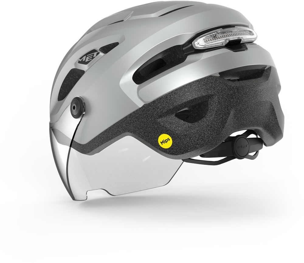 MET Intercity Mips cykelhjelm Reflective Mat visir