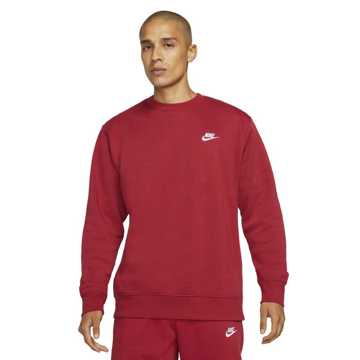 Nike club crewneck Red