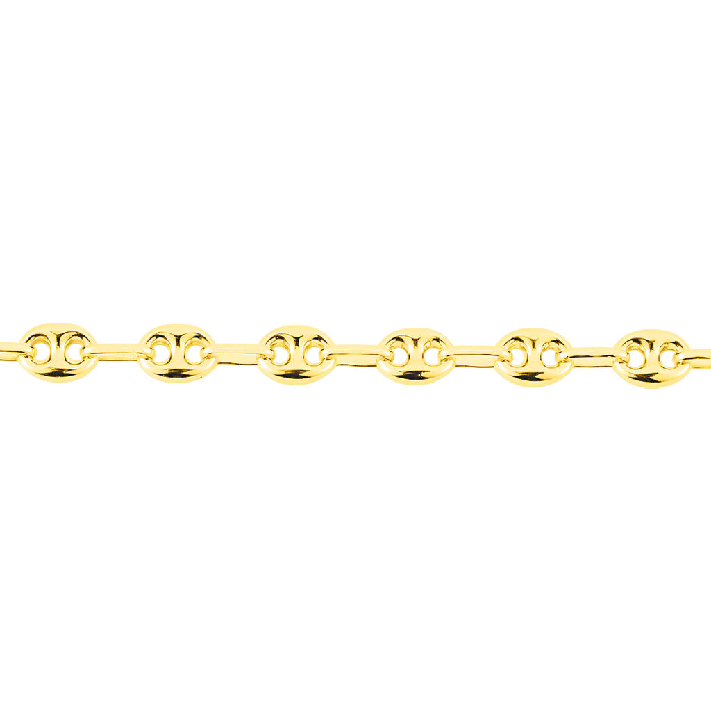 Bracelet Maille Dami Maille Grain De Cafe Or Jaune