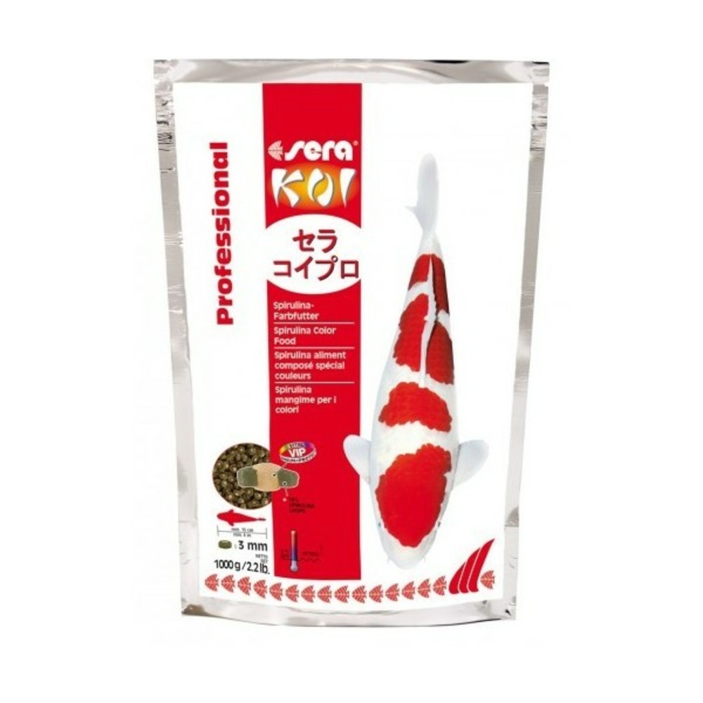 Spirulina 1 kg sera koi professional aliment composé spécial couleurs