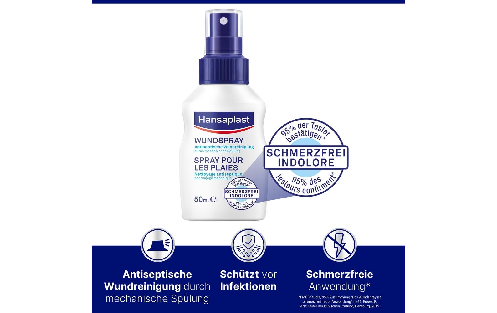 Wundspray 50 mlWundspray zur Reinigung von Wunden
