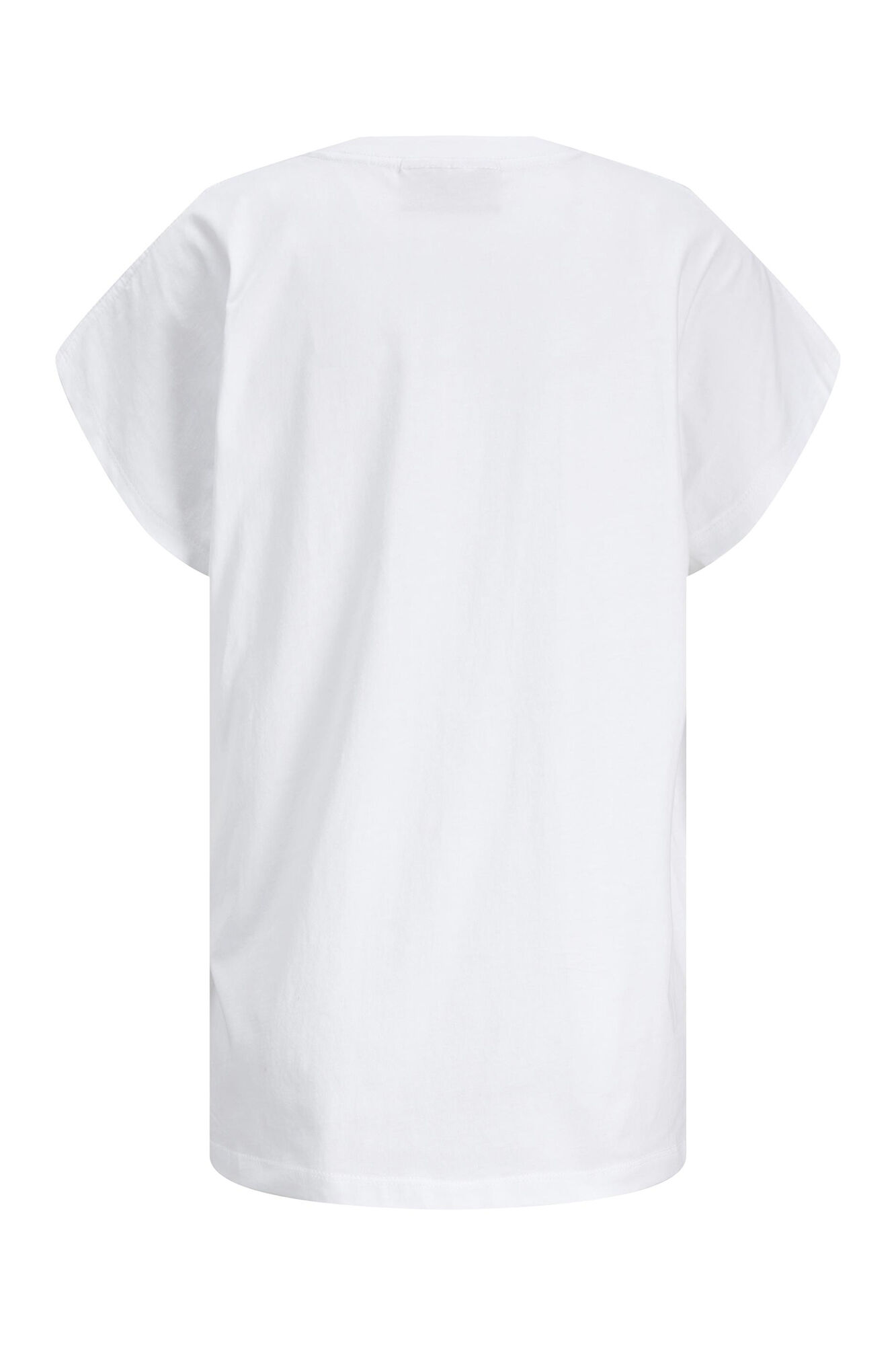 Camiseta oversized de manga curta com estampa.