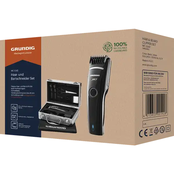 Haar- und Bartschneider Set MC 3342 im Koffer