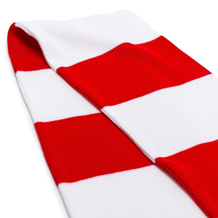SK Brann Premium Knitted Écharpe Rayée - Rouge/Blanc