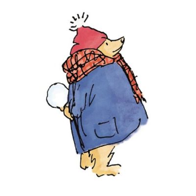 Paddington With Snowball Card